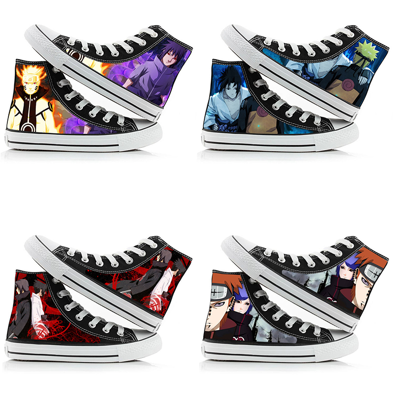 Anime Cosplay Couples Ideas - Buty płócienne Naruto Uzumaki za kostkę,