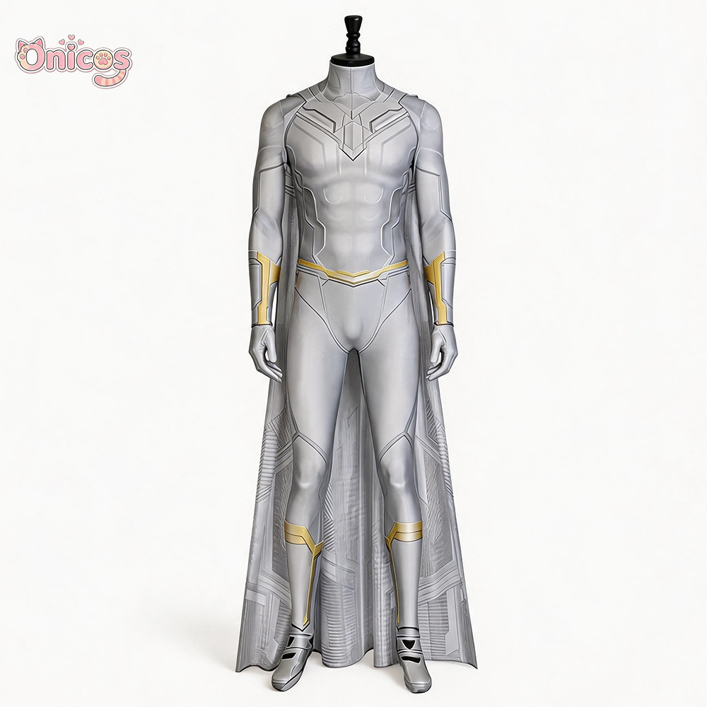 Anime Cosplay Bodysuit - Kostium Cosplay WandaVision Biały Męski Kombinezon