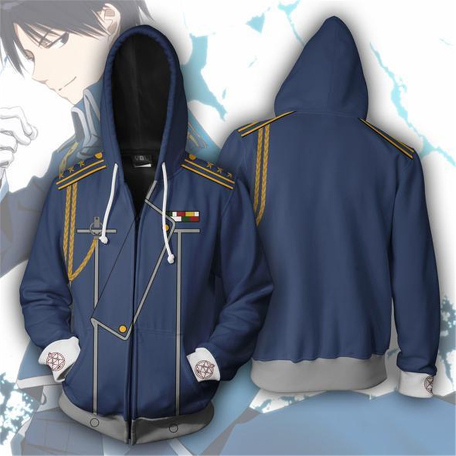 Fullmetal Alchemist Coat - Bluzy Anime Cosplay Dresy Bluzy Odzież