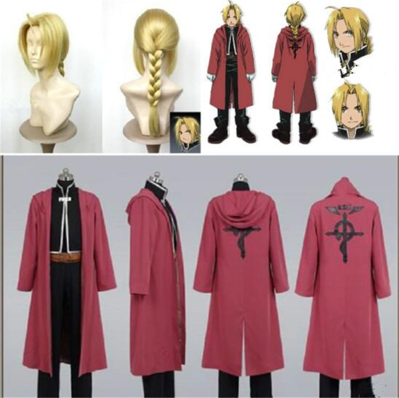 Fullmetal Alchemist Coat - Fullmetal Alchemist Edward Elric kostiumy Cosplay