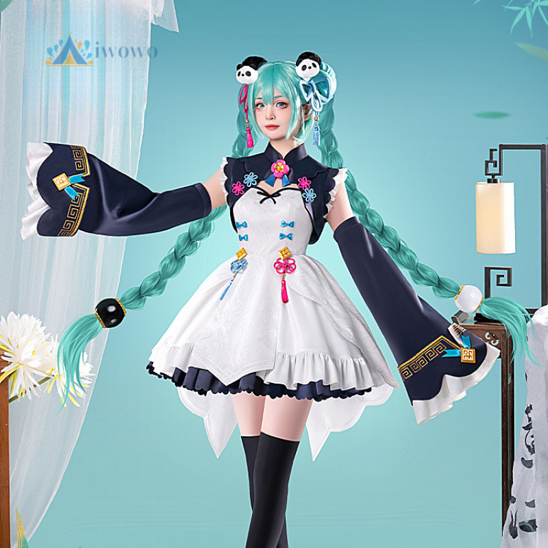Anime Cosplay Dress For Women - Anime Project Sekai Cosplay Miku Kostium
