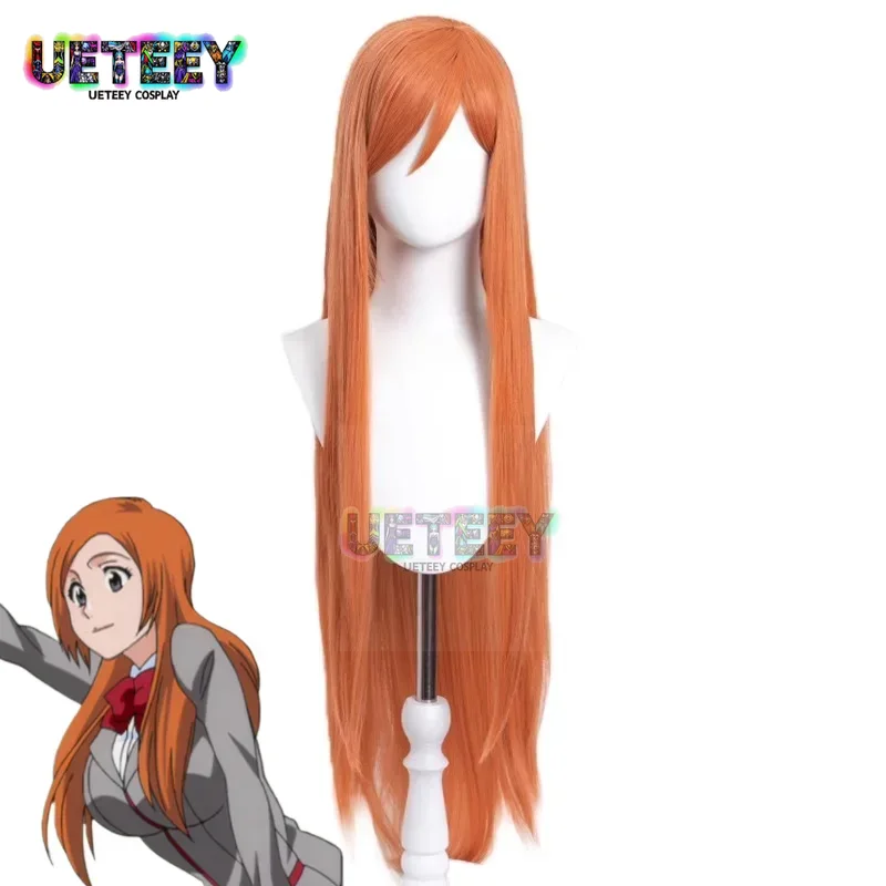 Anime Cosplay Long Hair - UETEEY COS Anime Bleach Inoue Orihime