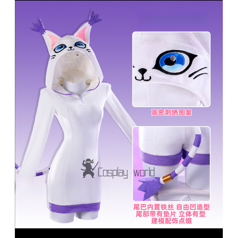 Anime Tailmon ‌   Kostium Cosp – Anime Cosplay Bodysuit recenzja i cena