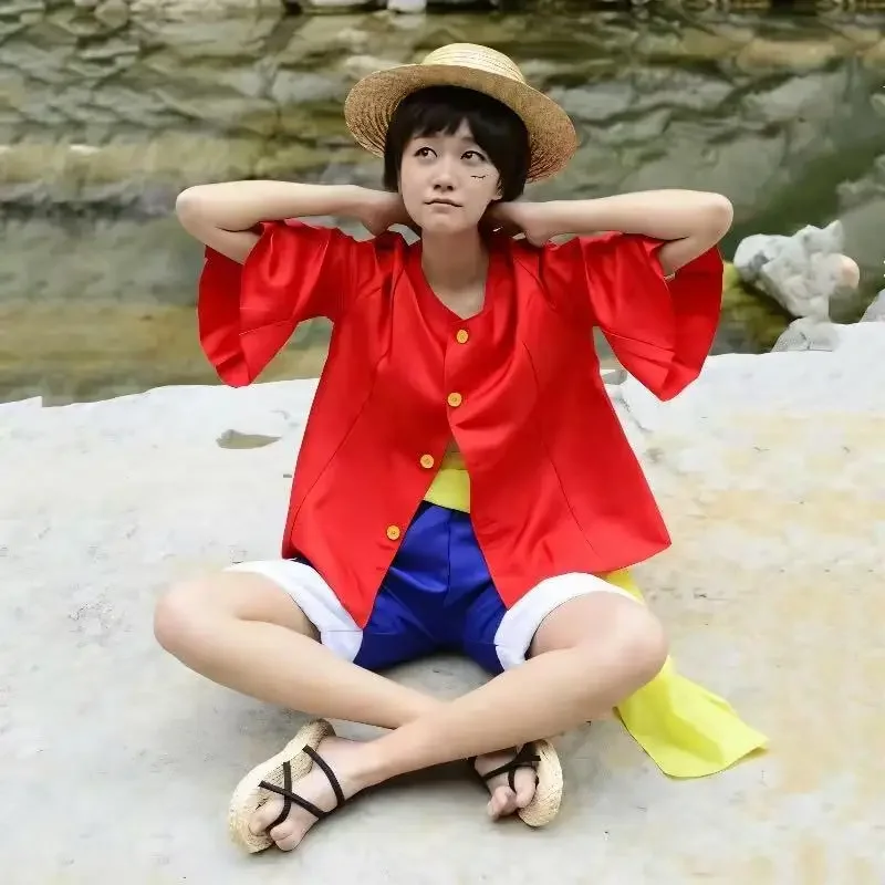 Kostium Cosplay na Halloween A – Anime Cosplay Luffy recenzja i cena