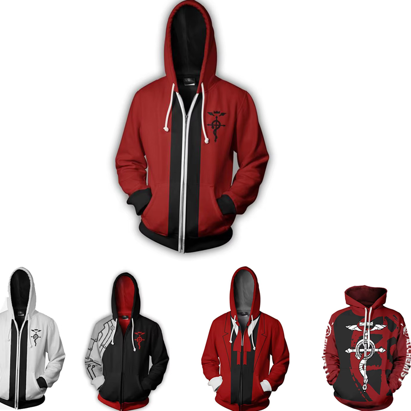 Anime Alchemist Edward Bluza E – Fullmetal Alchemist Coat recenzja i cena