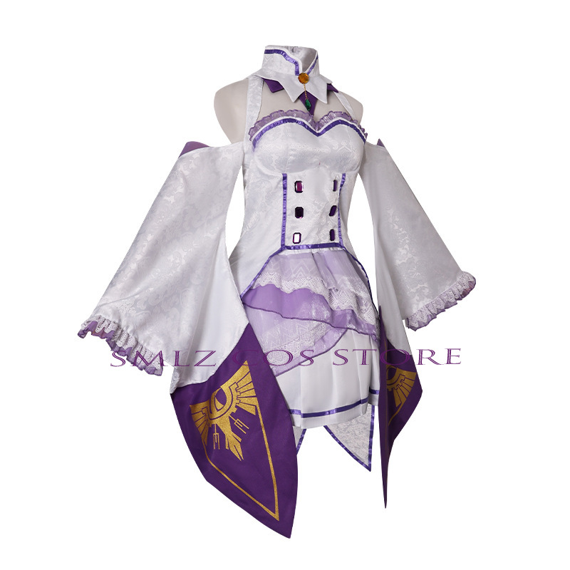 Emilia Cosplay Anime Re:Zero K – Anime Cosplay Dress For Women recenzja i cena