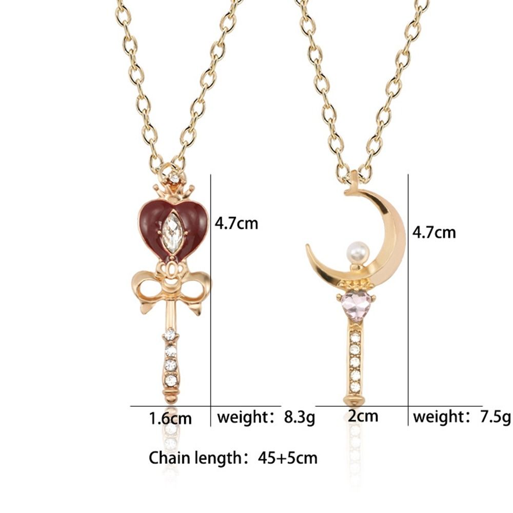 Kryształowy naszyjnik Anime ur – Sailor Moon Wand recenzja i cena