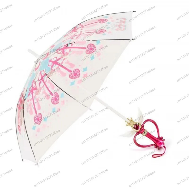 Uroczy przezroczysty parasol S – Sailor Moon Wand recenzja i cena