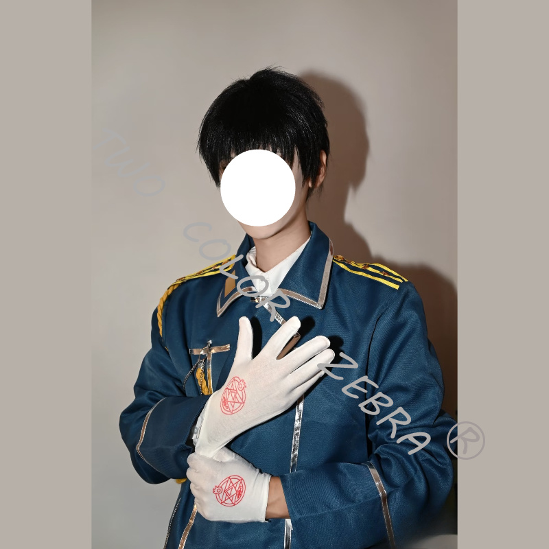 Kostium Cosplay: Niebieski woj – Fullmetal Alchemist Coat recenzja i cena