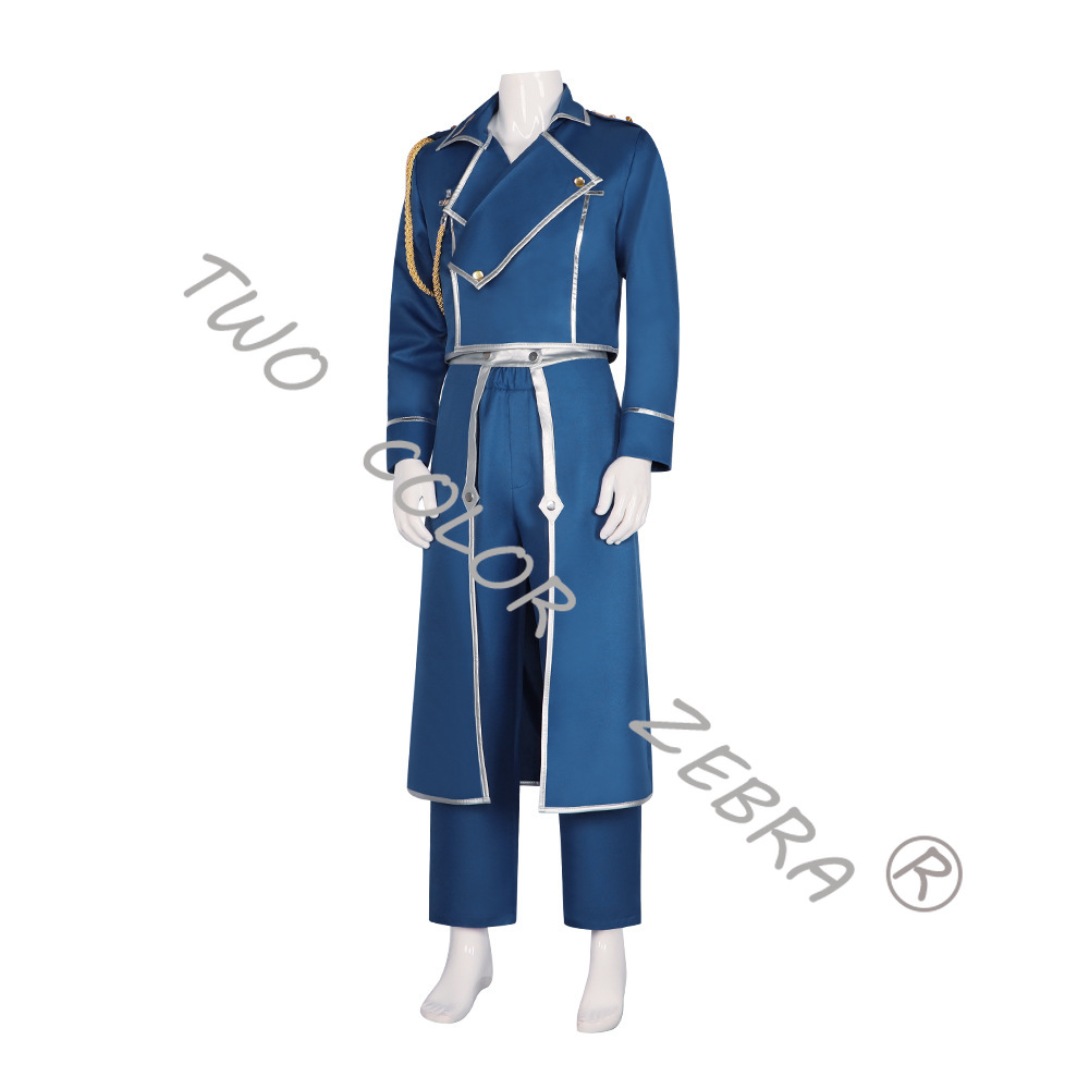 Kostium Cosplay: Niebieski woj – Fullmetal Alchemist Coat recenzja i cena