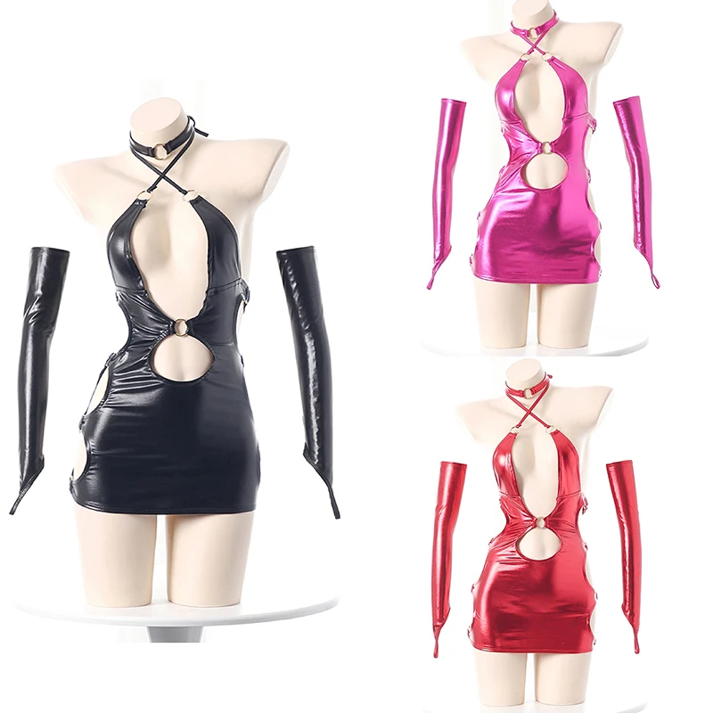 Anime Obcisła Skórzana Sukienk – Anime Cosplay Dress For Women recenzja i cena