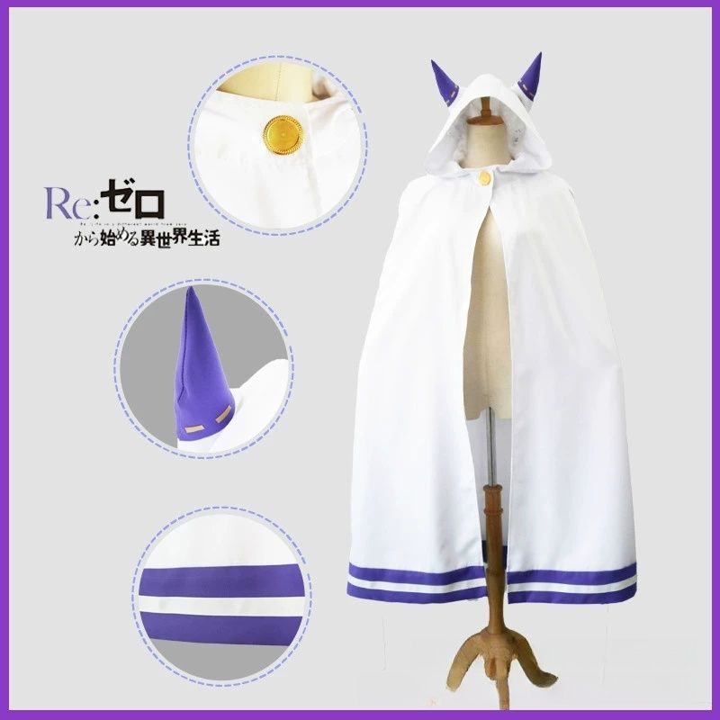 Emilia Cosplay Re:Zero - Życie – Anime Cosplay Bodysuit recenzja i cena