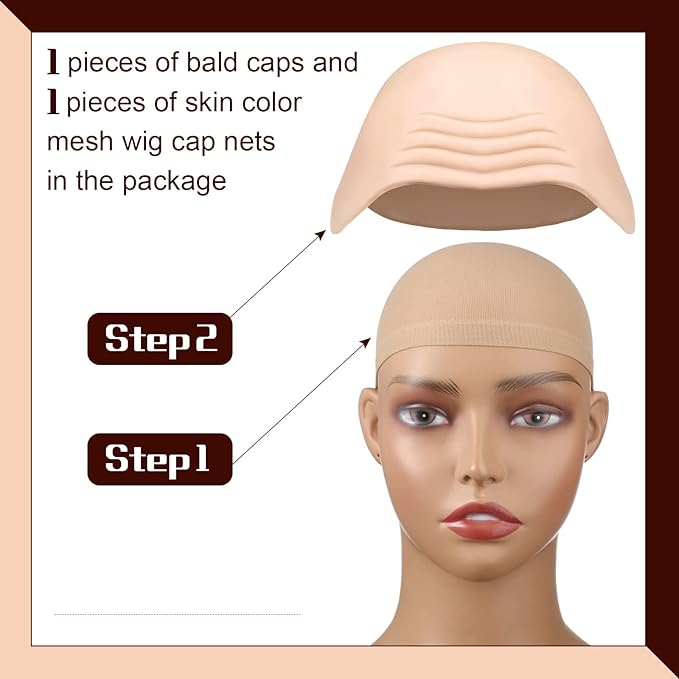2 sztuki lateksowych czapek na – Anime Cosplay Makeup recenzja i cena