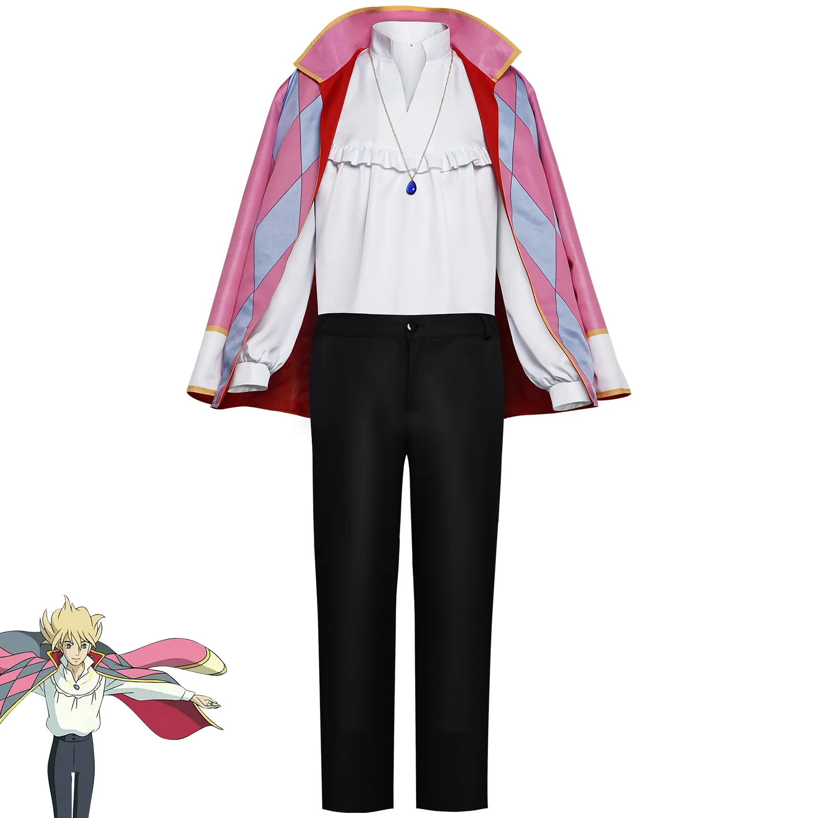 Kostium Cosplay Howl Anime Peł – Anime Cosplay Plus Size recenzja i cena