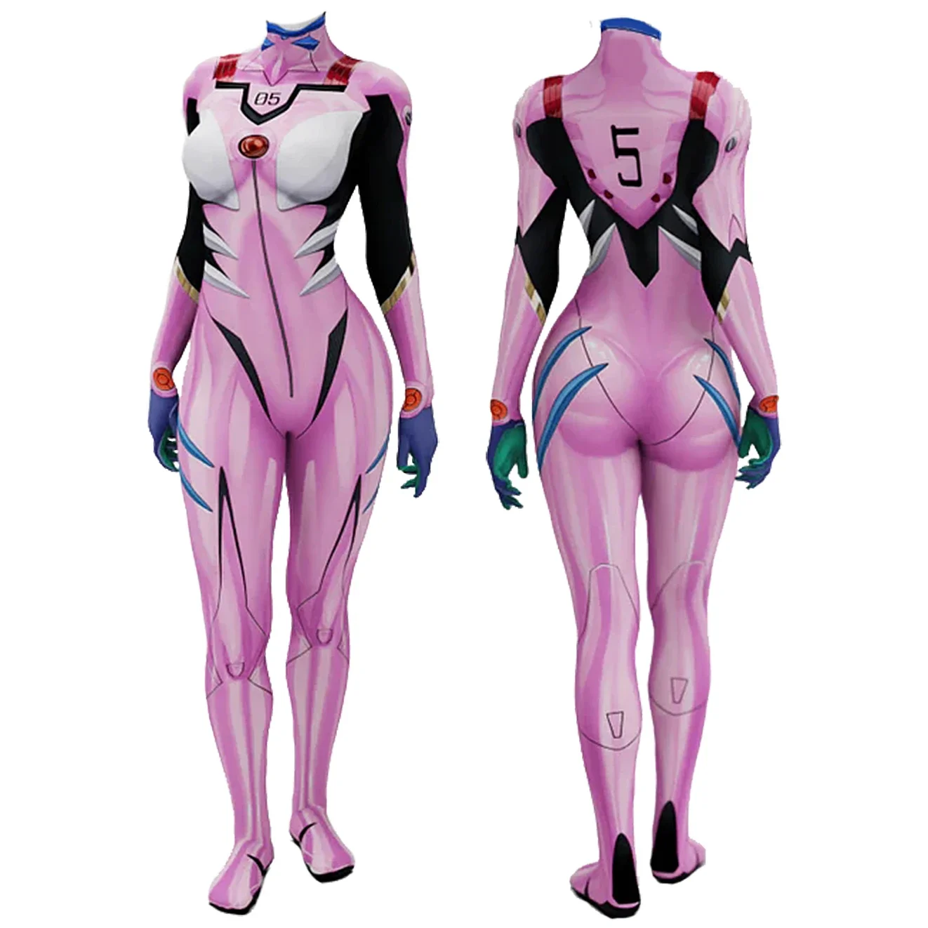 Anime EVA 05 Makinami Strój Co – Anime Cosplay Bodysuit recenzja i cena