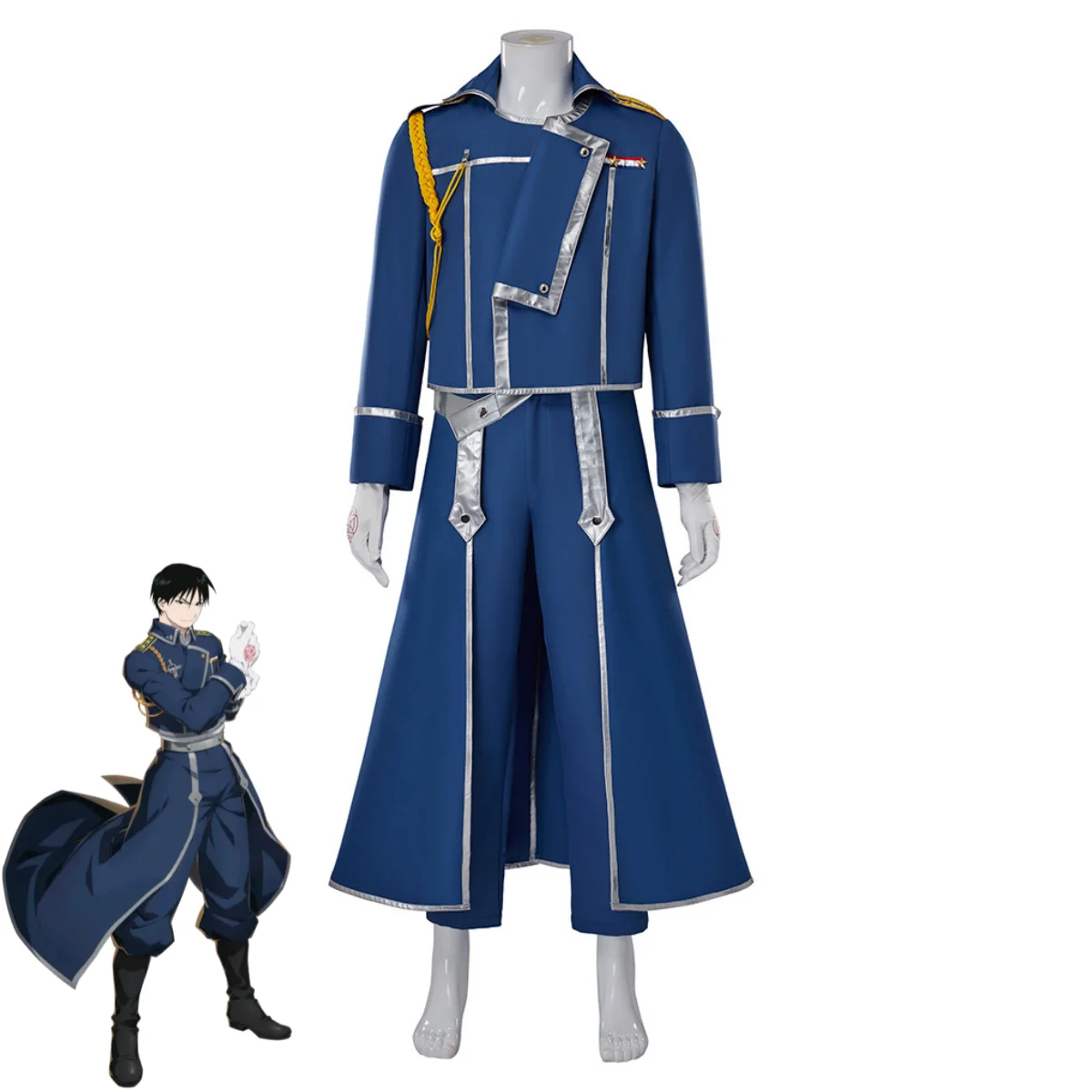 Niebieski Mundur Wojskowy Płas – Fullmetal Alchemist Coat recenzja i cena
