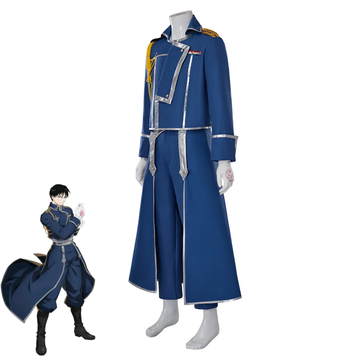 Niebieski Mundur Wojskowy Płas – Fullmetal Alchemist Coat recenzja i cena