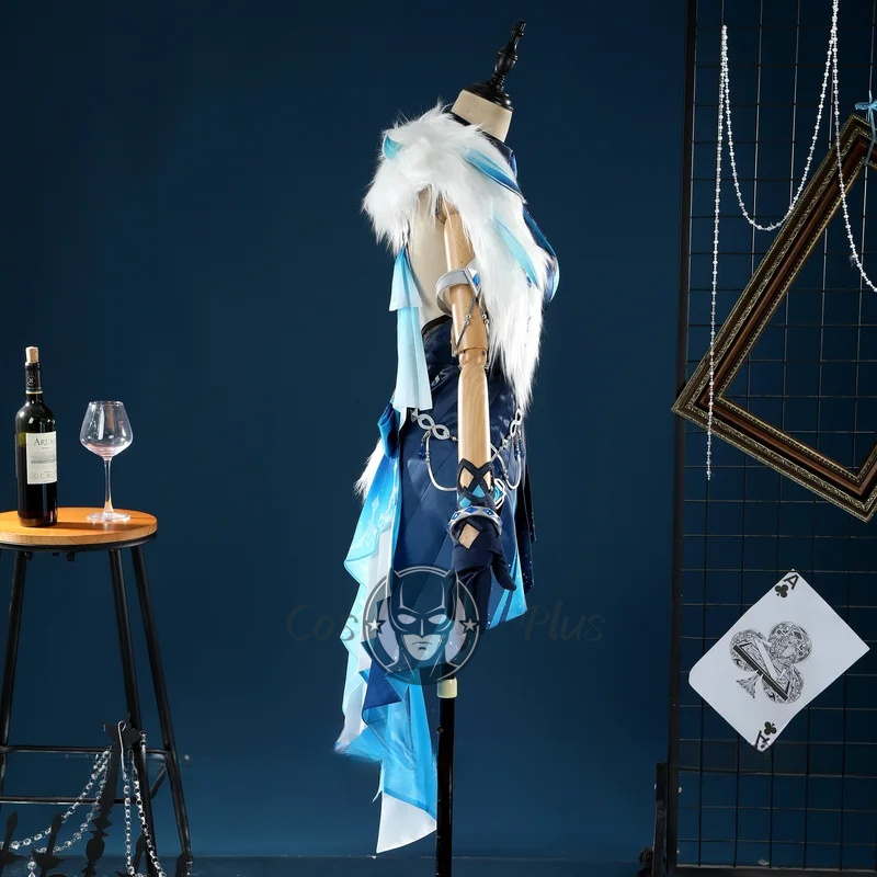 Kostium Cosplay Yelan Genshin  – Anime Cosplay Dress For Women recenzja i cena