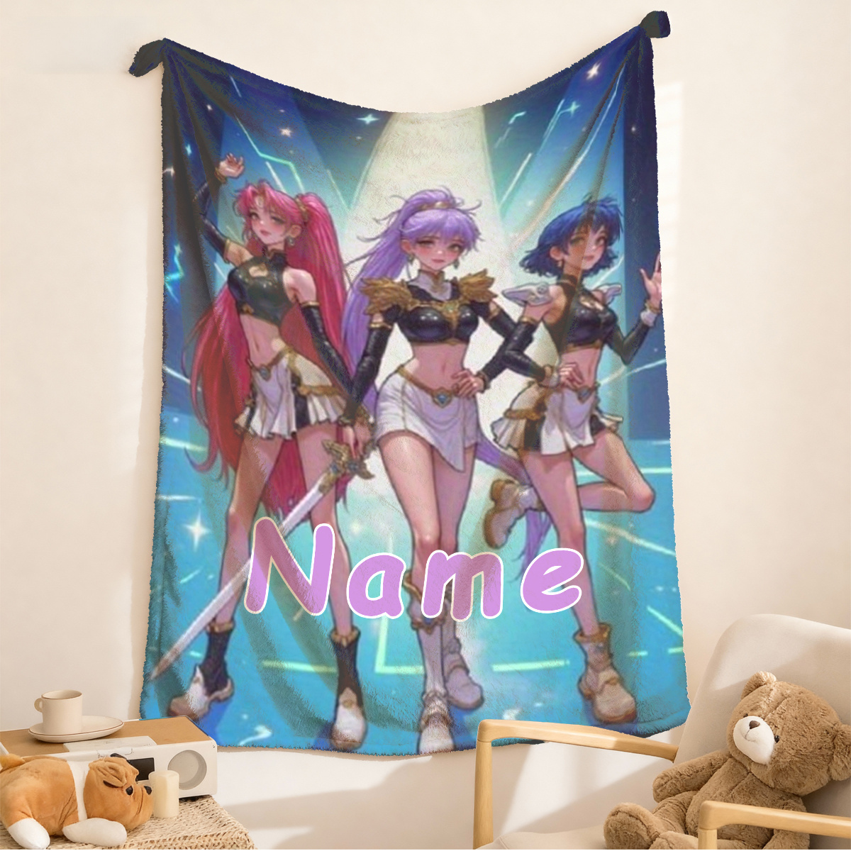 Koc z anime z imieniem, person – Anime Cosplay Girl Name recenzja i cena