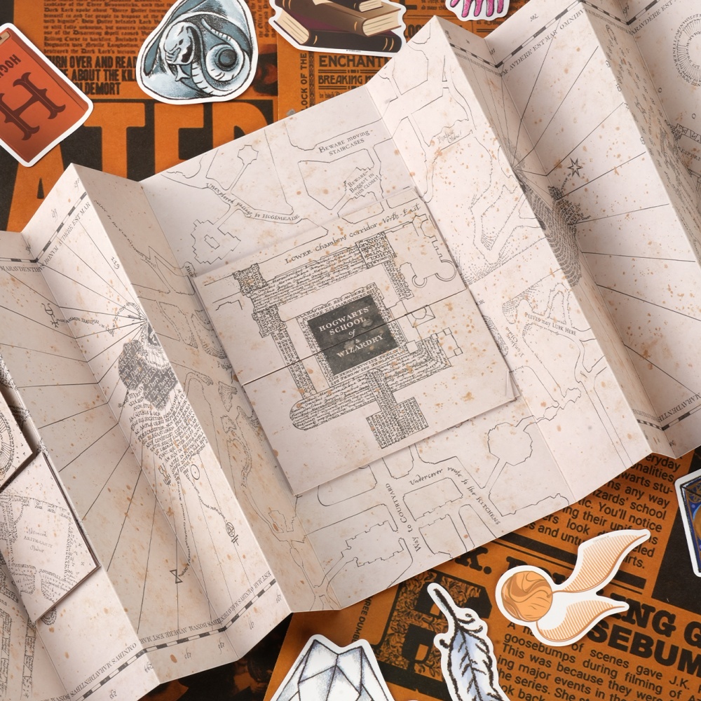 1 szt. Mapa Szkoły Magii Marau – Anime Cosplay Props recenzja i cena